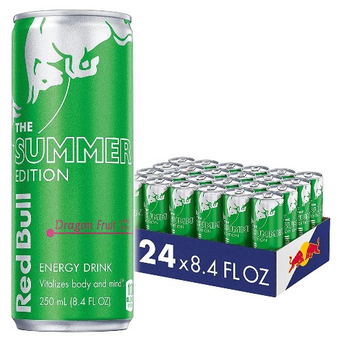 Red Bull Green Edition энергетический напиток, 250 мл, 24 штуки